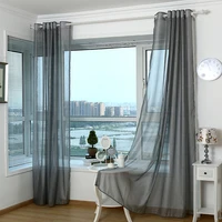 2018 modern curtains for living room tulle window curtains for bedroom gray yarn window curtain sheer blinds in superhousehold