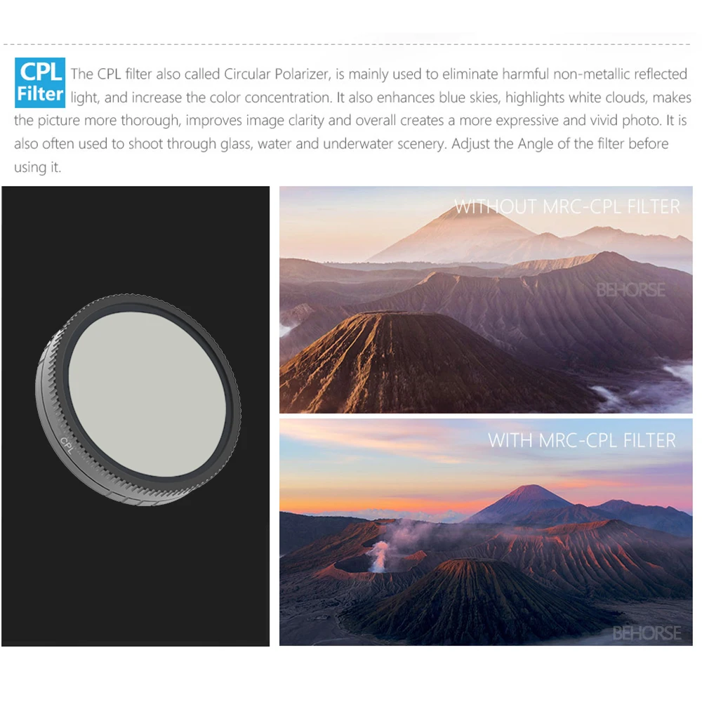 Дополнительно DJI OSMO экшн Камера Комплект фильтров для объектива CPL ND4-PL ND8-PL ND16-PL