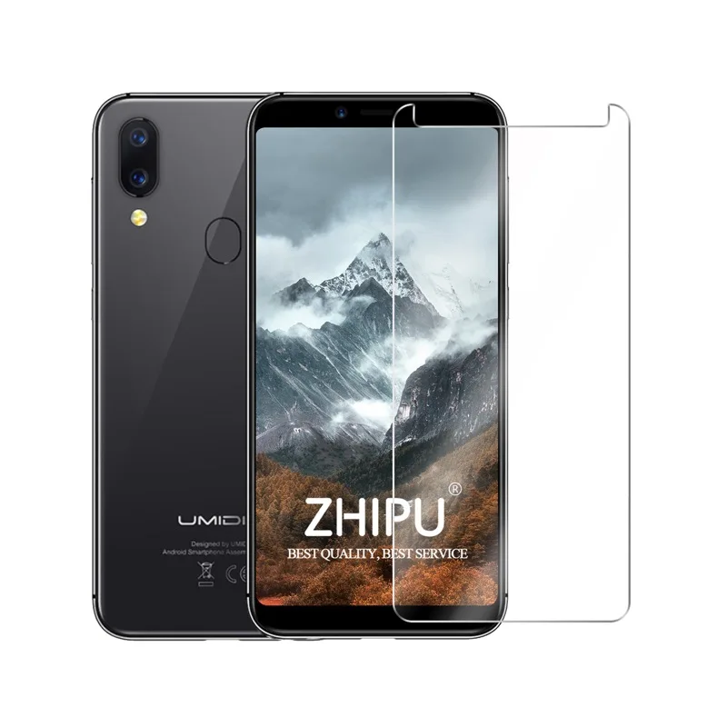 2 шт./лот закаленное стекло для UMIDIGI A3 Защитное экрана 2.5D 9H Премиум Закаленное