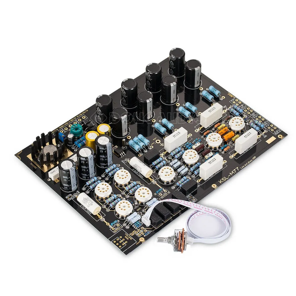 Nobsound высокого класса Hi-Fi клапанная трубка фонокорректор Предварительный усилитель Стерео предусилитель плата идеальная ссылка KONDO AUDIONOTE M77 схема