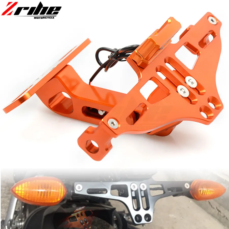 Кронштейн для номерного знака мотоцикла CNC RC 125 200 390 690 smc 1290 rc honda kawasaki yamaha tmax 530 500