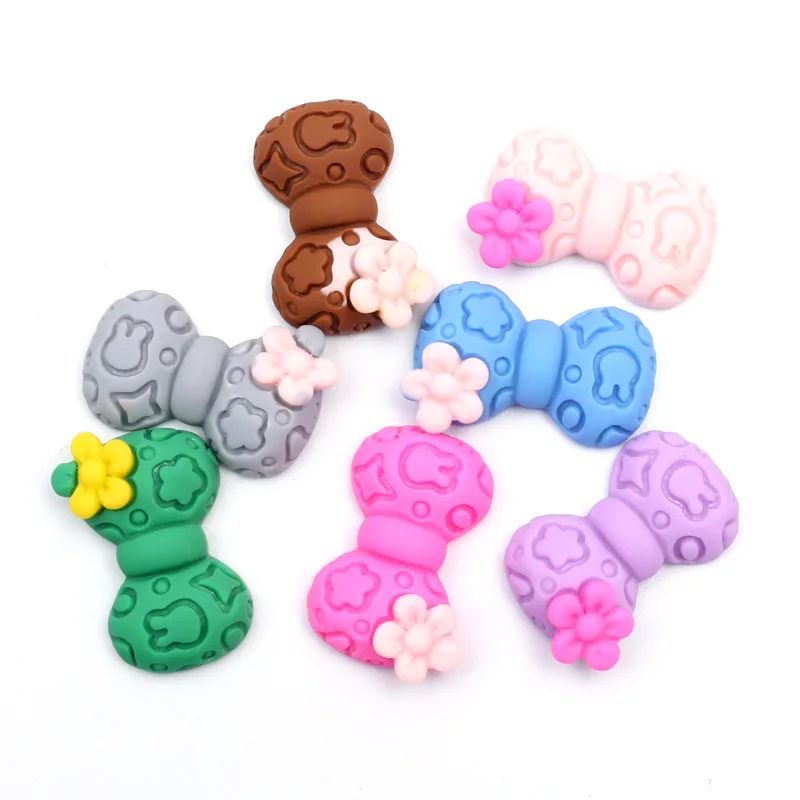 30 шт. различные формы Смешанные кавайные украшения из смолы ремесла с плоским