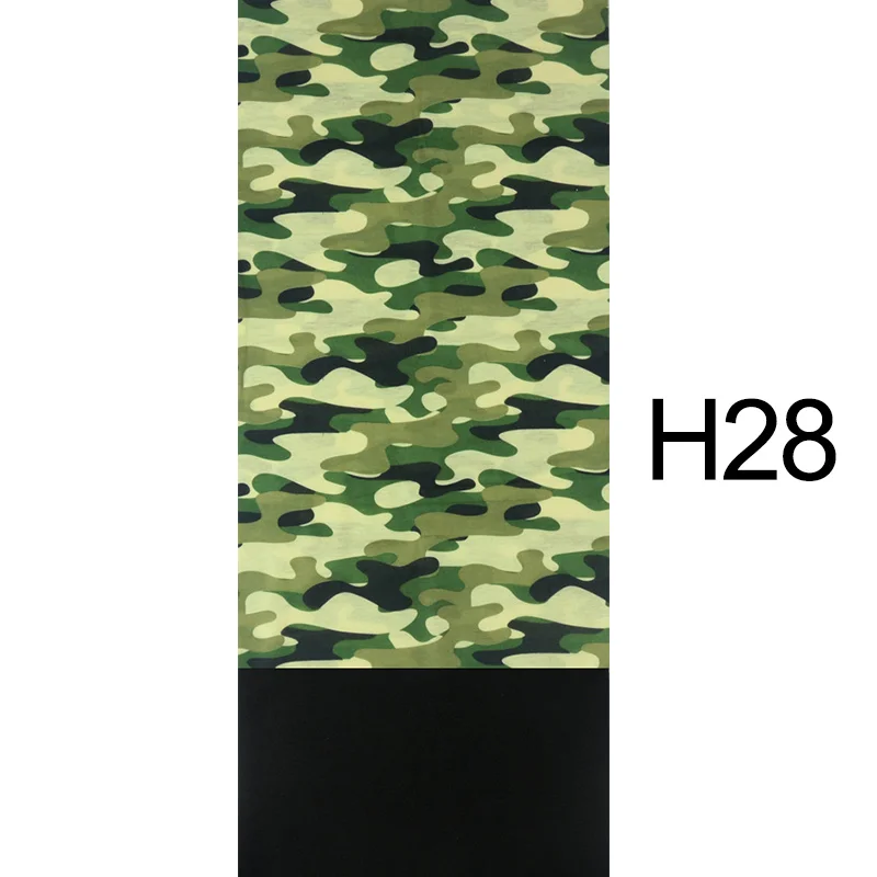 H28 30 цветов, унисекс, велосипедная Бандана с принтом, теплый шарф для шеи, для езды на мотоцикле, на открытом воздухе, для альпинизма, рыбалки, пешего туризма, маска для лица, волшебные шарфы - Цвет: H28