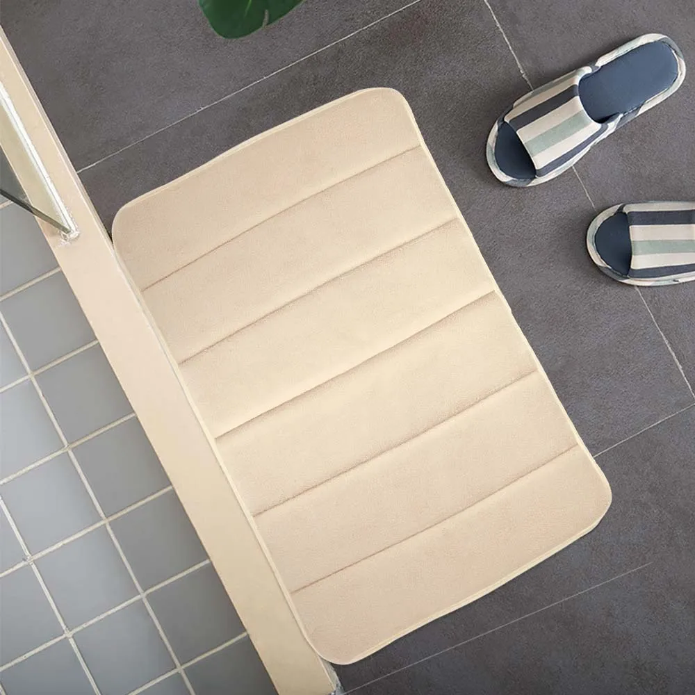 Shaggy Memory Foam коврик для ванной набор водопоглощающий комнаты кухонный двери