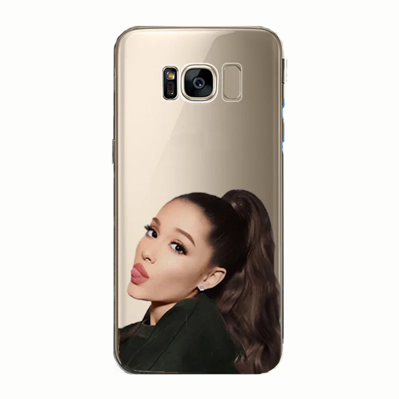 Мягкие силиконовые чехлы-подсластители Ariana Grande AG Rainbow для samsung s8 S9 s10 plus Note8 9 10 s6 s7