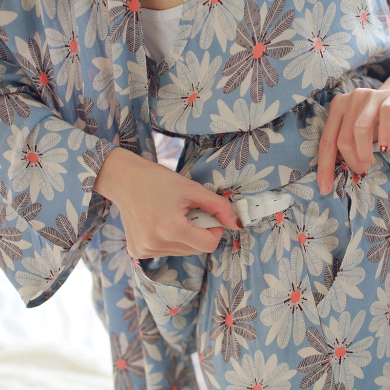 3 шт./компл. пижамный комплект с принтом для беременных летняя хлопковая одежда