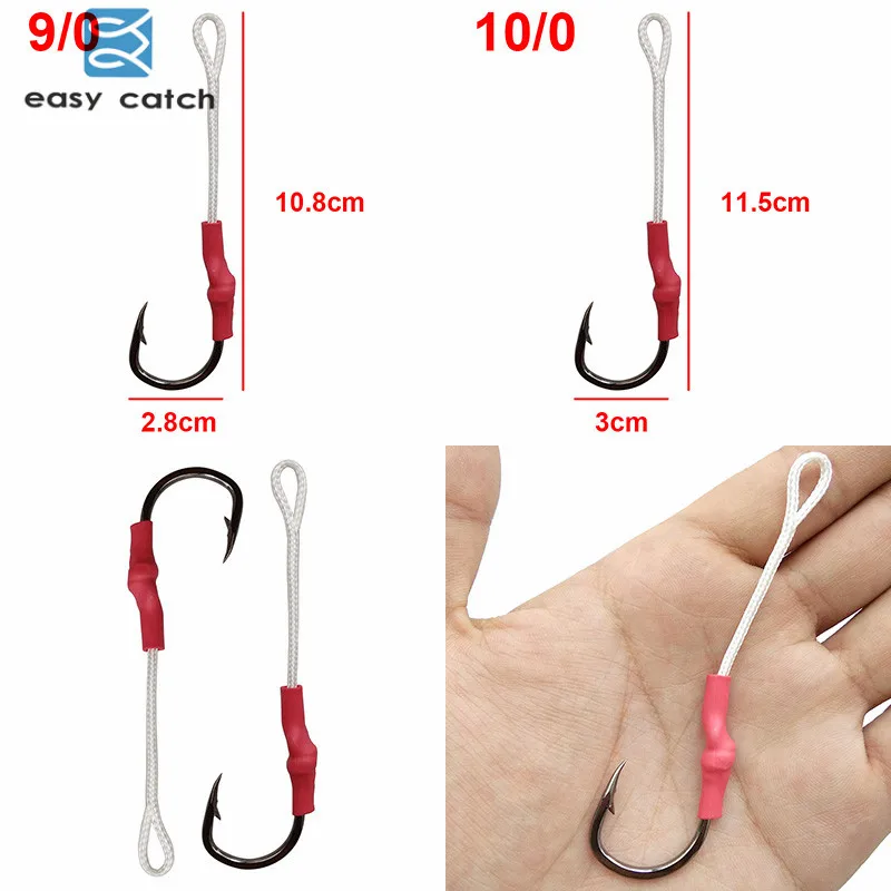 20 шт. рыболовные крючки с леской из полиэтилена|fishing hook|jig assistfishing fish hook |