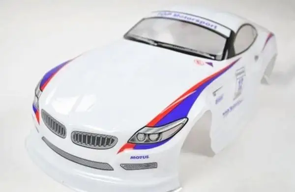 Ewellsell 042 190 мм ПВХ Окрашенный корпус 1/10 для 1:10 RC автомобиль белый/серебристый 2