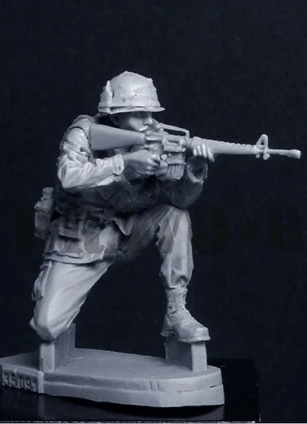 1/35 Смола Набор фигурок модель Вьетнам военных солдат XD133|Наборы для сборки