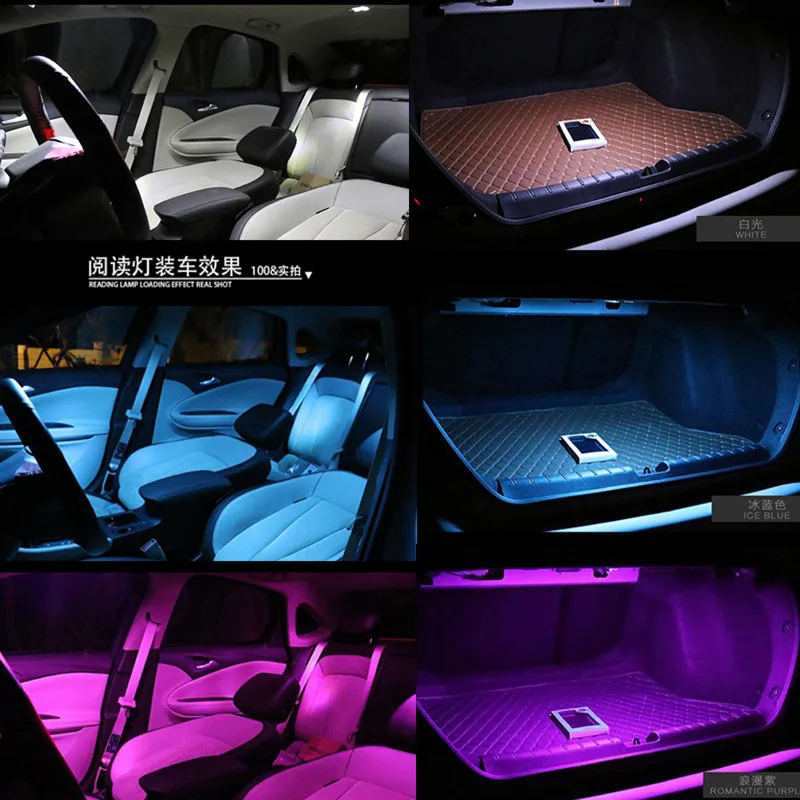 11pcsBulb светодиодный автомобильный светильник комплект интерьера для 2006 2007 2008 2009