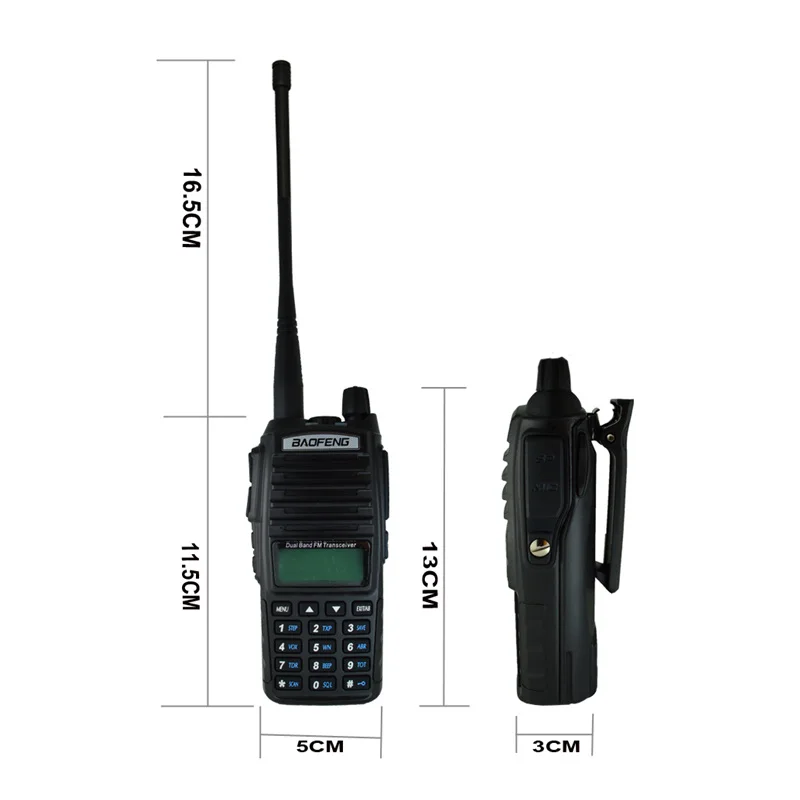 Baofeng UV 82 Walkie Talkie 10 км двухсторонний радиоприемопередатчик CB Ham Радио любительский для VHF UHF двухдиапазонный UV-82 двухсторонний радиоприемник UV82