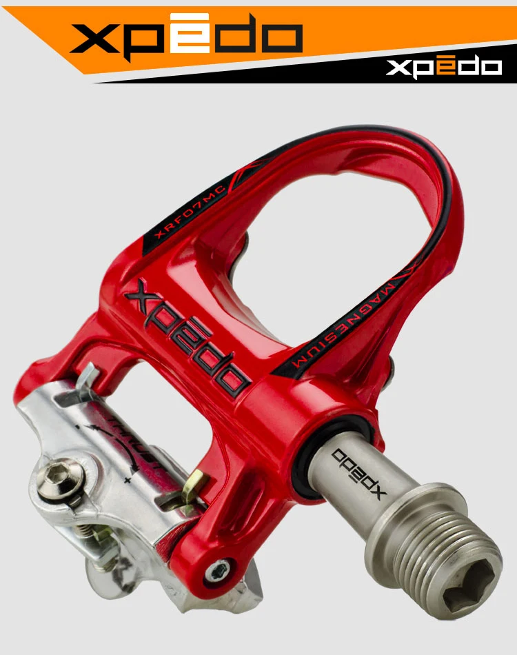 Wellgo Xpedo XRF07MC закрытые педали для велосипеда совместимые с Keo ультралегкие