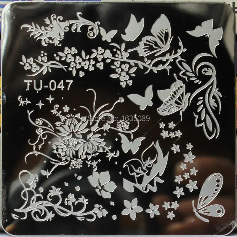 Бесплатная доставка Дизайн ногтей рисунок пластины шаблон набор для декора диск