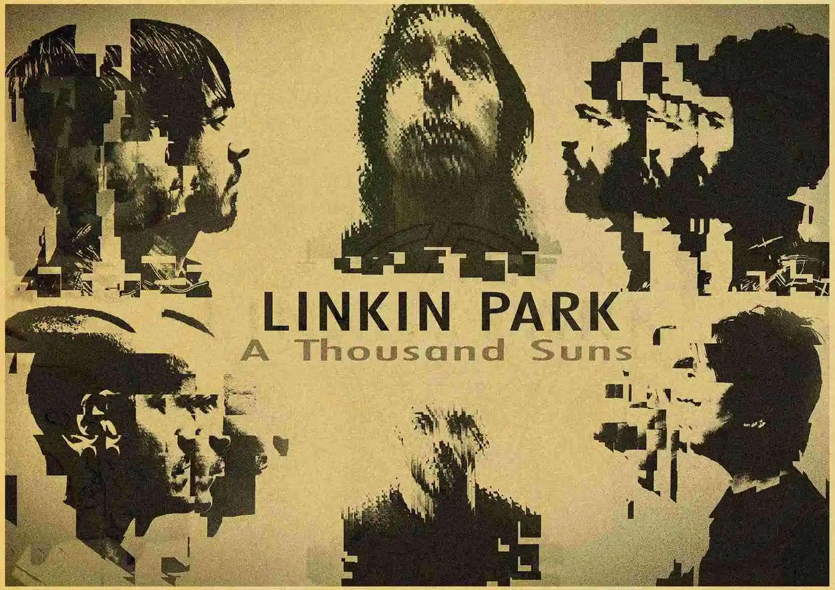 Рок-музыка плакат LINKIN PARK крафт-бумага Ретро Плакаты для дома декоративная роспись стены Искусство - Цвет: W064