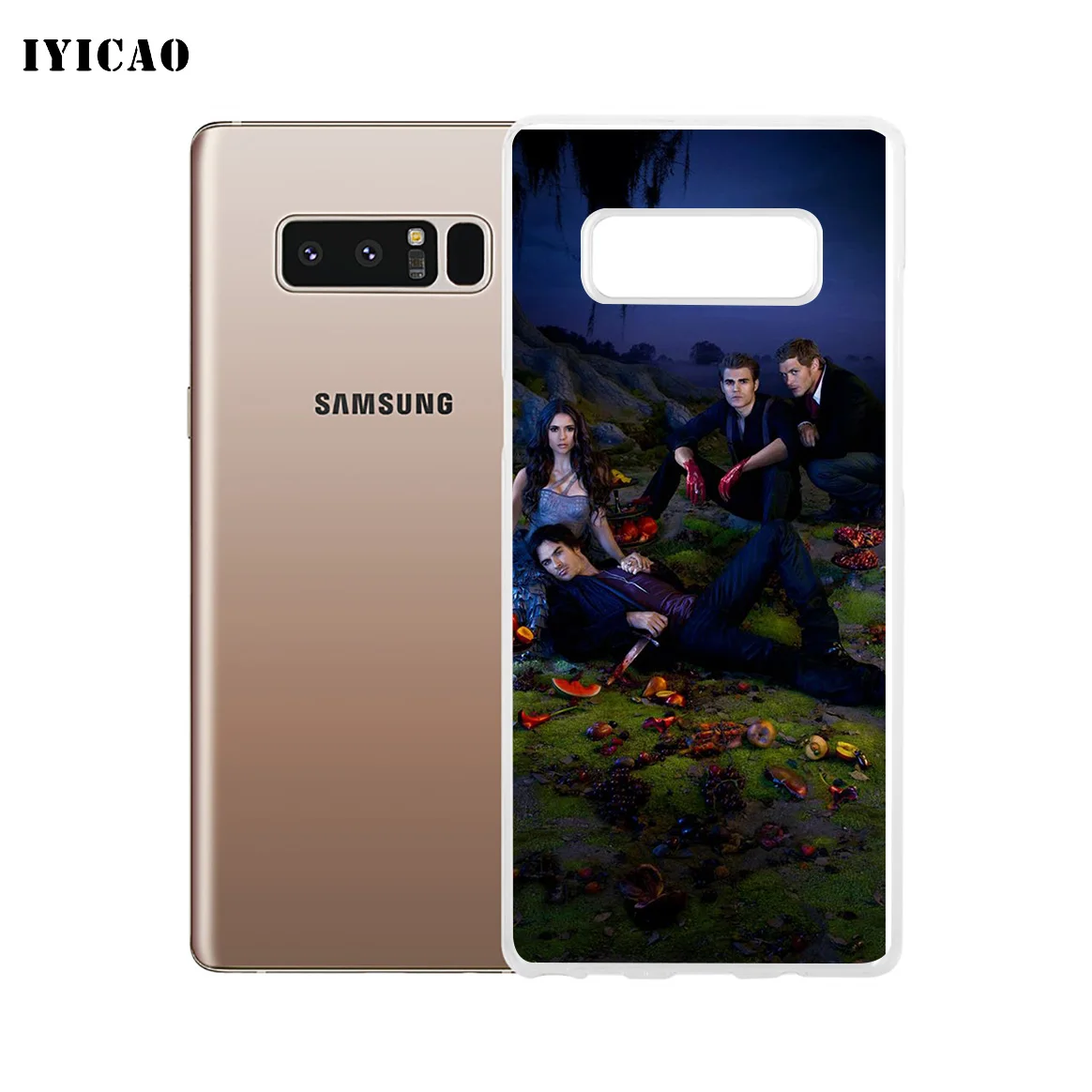 IYICAO Дневники вампира Сезон 8 Мягкий силиконовый чехол для телефона Samsung A5 A6 Plus A7 A8