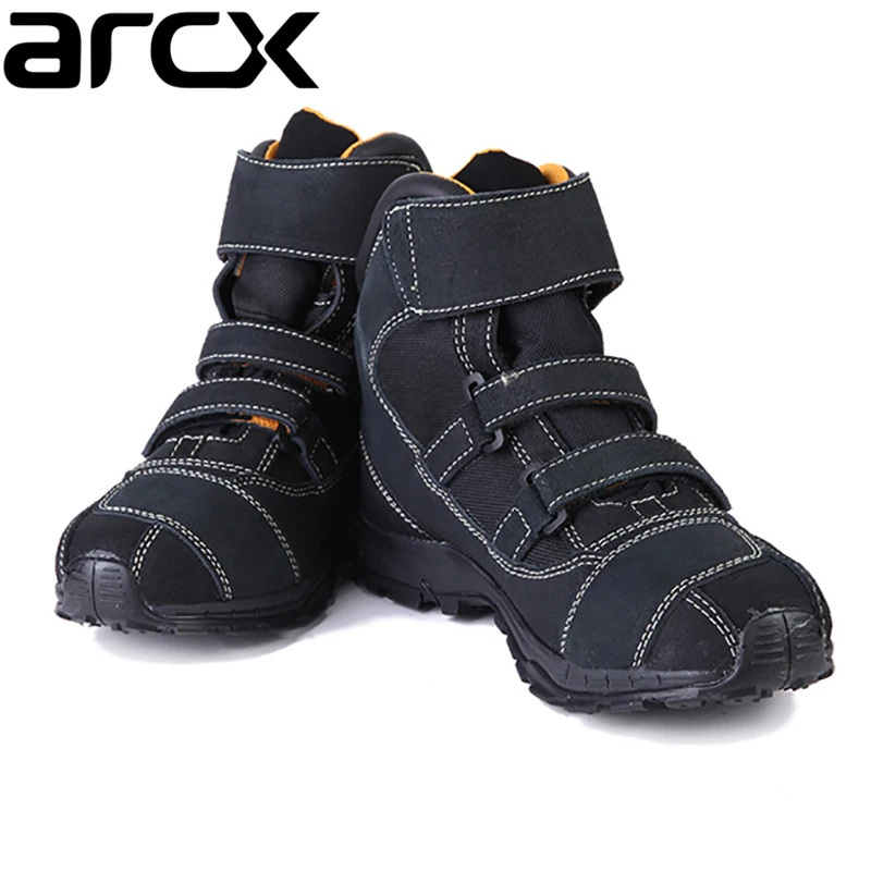 Men's Motorcycle Suede Leather boot Boots Waterproof Motorbike Racing shoes Chopper Cruiser Touring Riding Hiking boots L60008 |