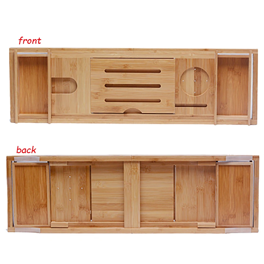 Выдвижная стойка для ванной с поддержкой органайзера полка моста держатель книг