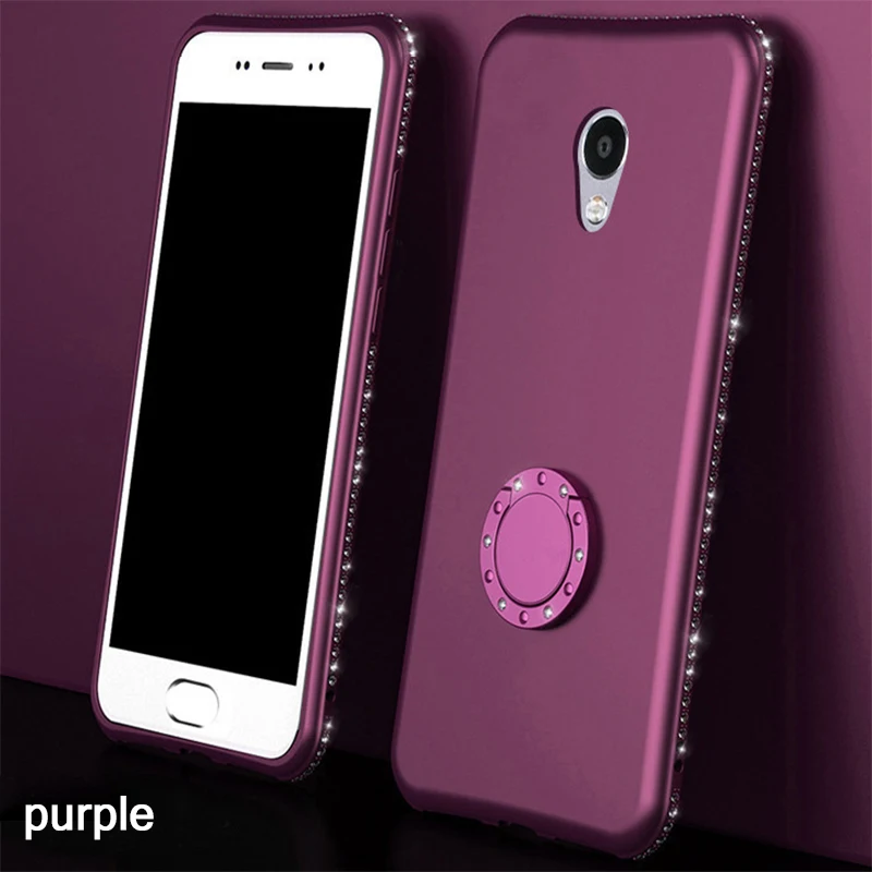 Силиконовый мягкий чехол с бриллиантами для Meizu M6 M5 Note M6 M5S 5S M3 Charm blue Note 3 5 6, блестящие стразы, мягкий ТПУ чехол для телефона s
