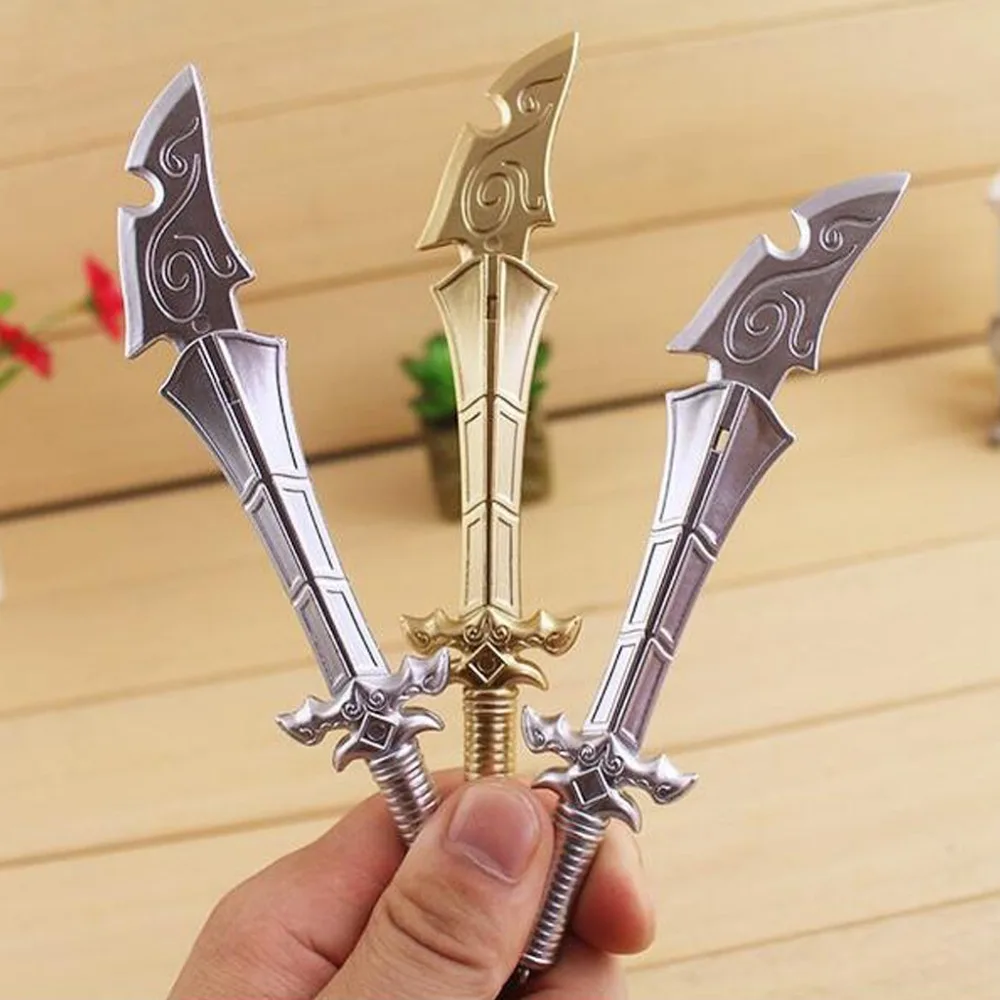 Герой нож гелевые чернила черные для ручки школьные офисные канцелярские