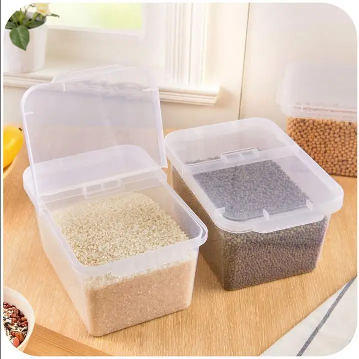 Пластиковый контейнер D5 для кухни домашний вместительный Органайзер 4 л игрушек