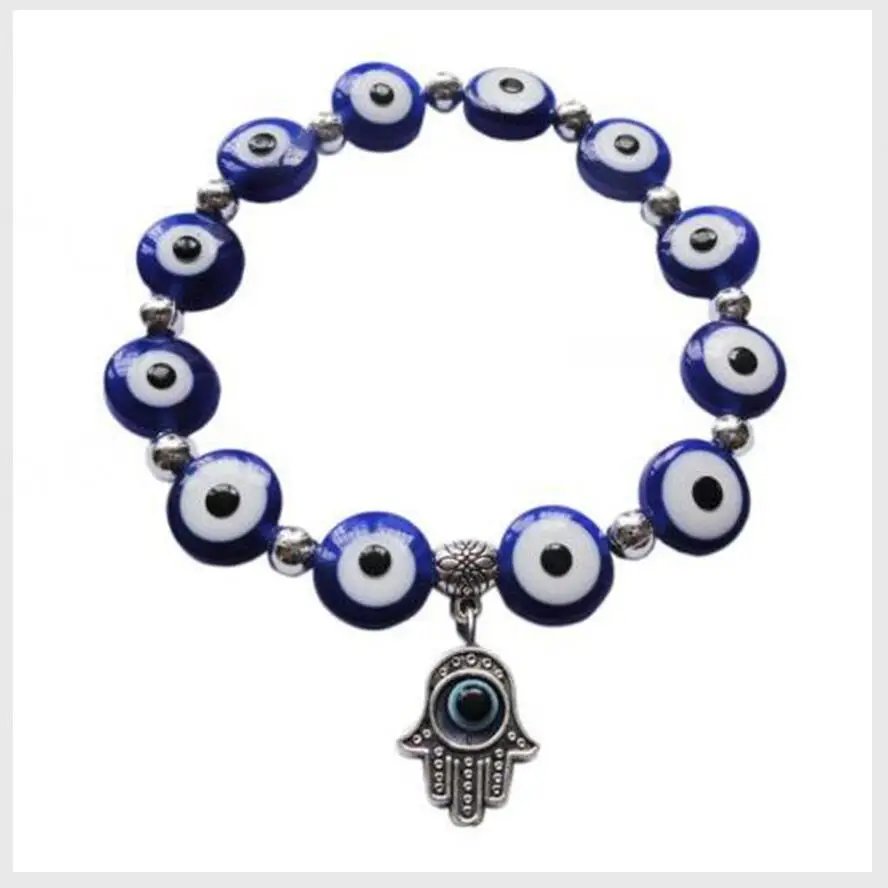 Быстрая доставка Модный Хамса от дурного глаза Fatima ручной браслет защищает удачу
