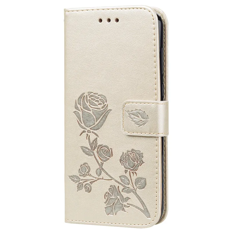 Роскошный чехол для samsung Galaxy Grand Prime G530 G530H G531 G531H G531F SM-G531F бумажник чехол с откидной крышкой для телефона с отделениями для карт и держателем - Цвет: Gold