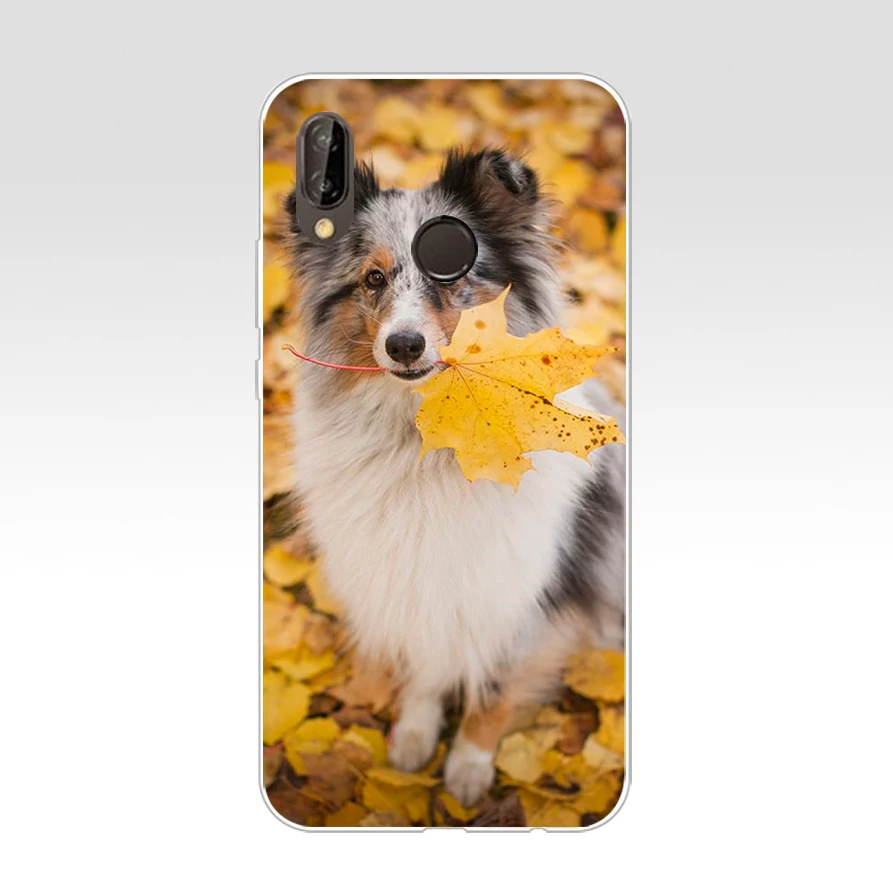 165AQ sheltie Soft Silicone Tpu Cover Case for huawei Nova 3 3i p smart | Мобильные телефоны и аксессуары