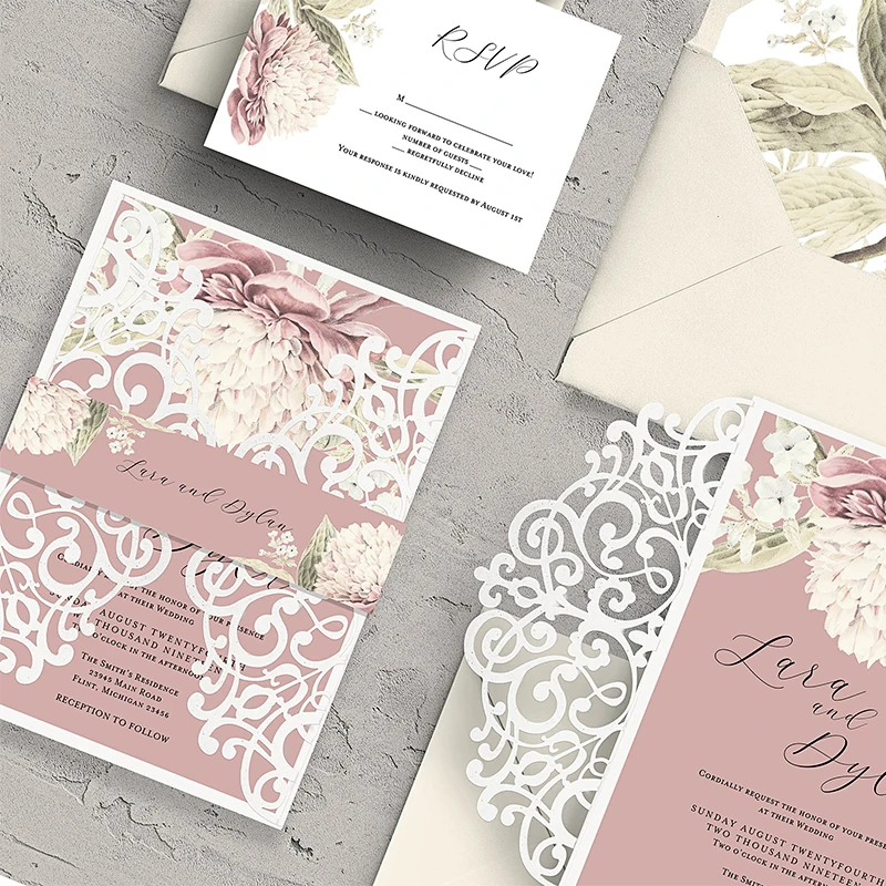 

Wedding Invitation Dies Metal Cutting Dies New 2019 Scrapbooking Valentine's Day Decoration Craft Dies Cut for Card Making