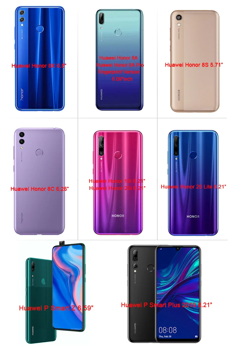 Чехол-бумажник чехол для huawei Honor 9X Премиум 8X 8A 8S 8C 10i 20i 20 Lite рro играть 3 P smart Z плюс Чехол-книжка из искусственной кожи чехол Capa