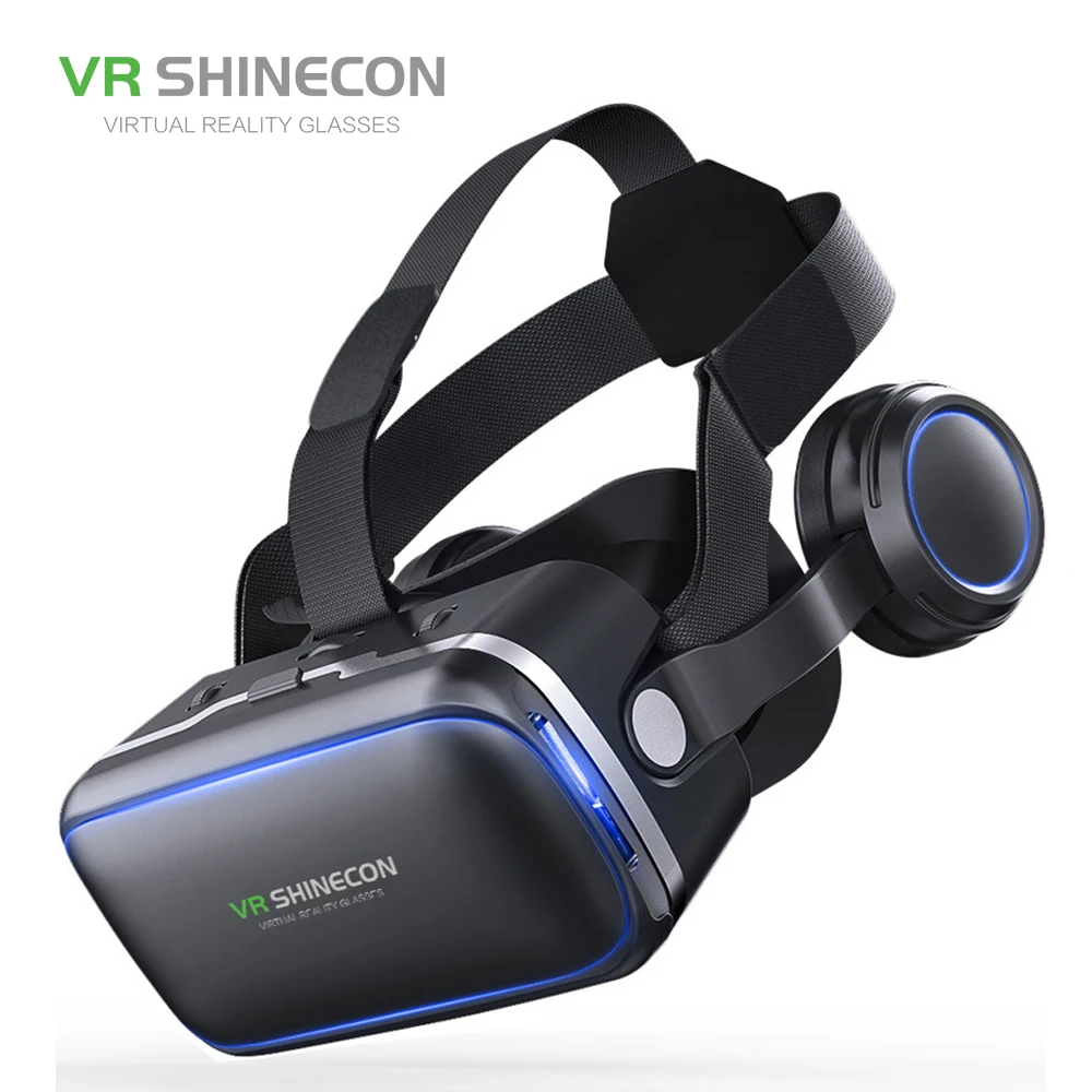 Оригинальные очки виртуальной реальности VR shinecon 3D картонные для шлема из