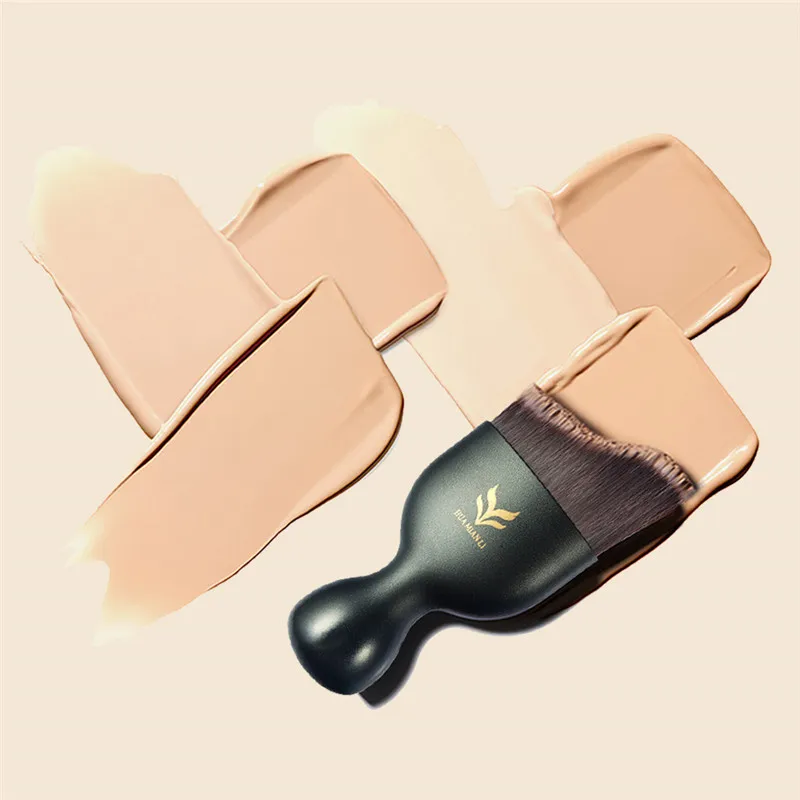 Профессиональная Кисть для макияжа S с волнистой дугой изогнутая основа основы