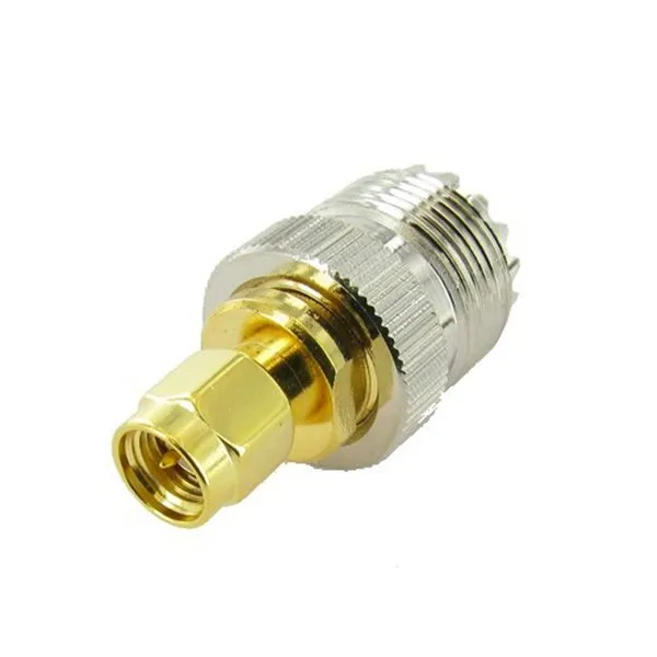 20 шт. латунный UHF гнездовой разъем SO 240 SO239 Jack to SMA Штекер радиочастотный чистый
