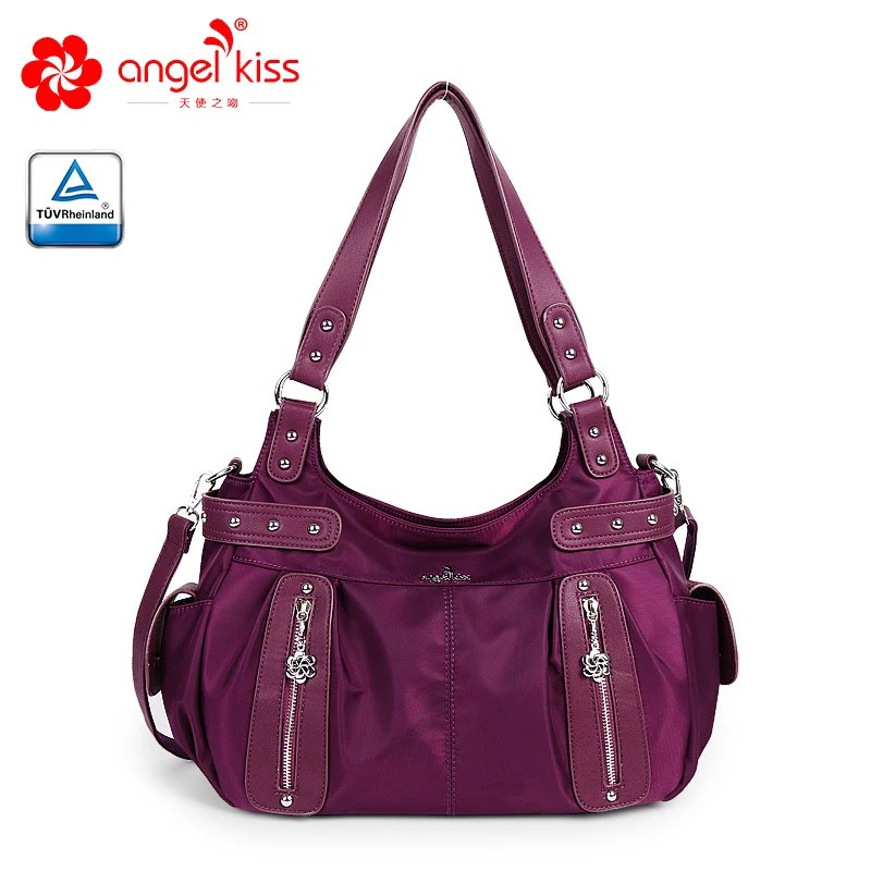 Сумки Angelkiss Design женский большой кошелек водонепроницаемая нейлоновая сумка хобо