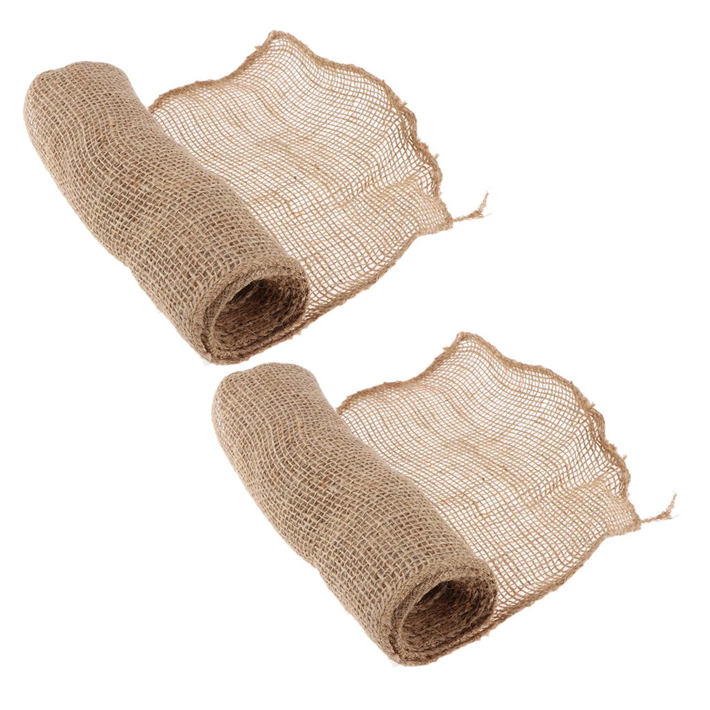 Комплект из 2 предметов джутовой ткани зимние предохранитель дерева защиты с