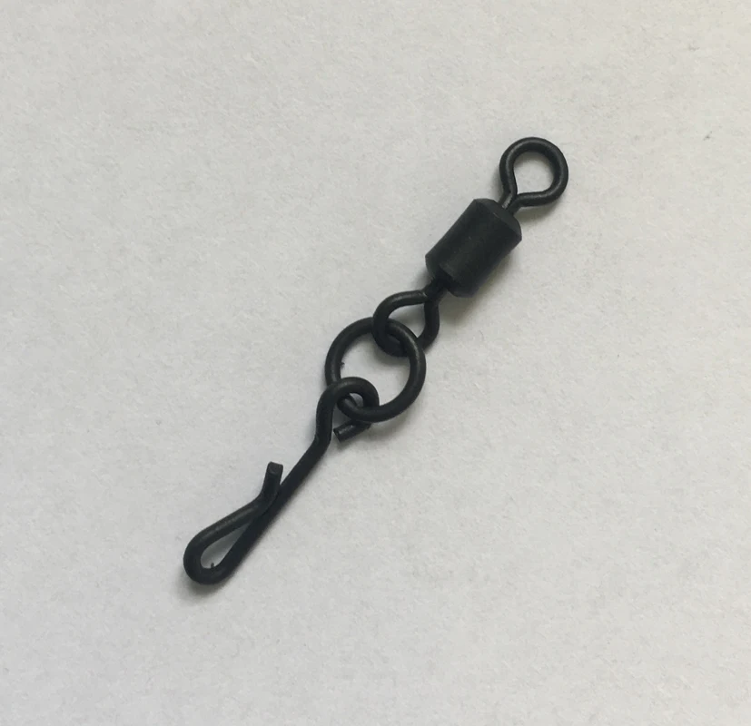 20 шт. X Wise Tackle Kwik Change Flexi Ring Swivel в антибликовом цвете-Размер 4 (Великобритания Размер