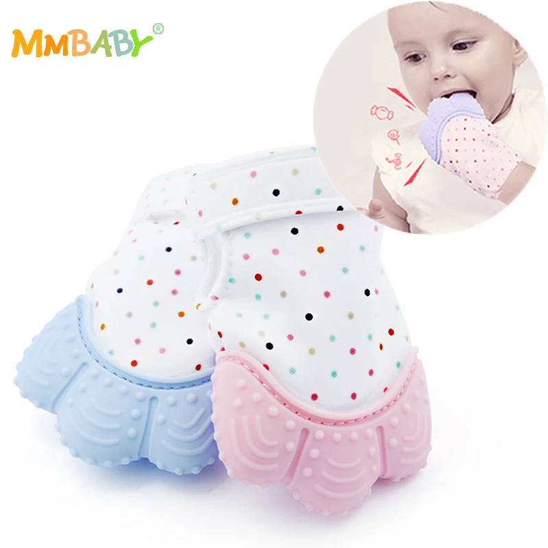 MMBABY силиконовый Прорезыватель для зубов соски перчатки прорезывания
