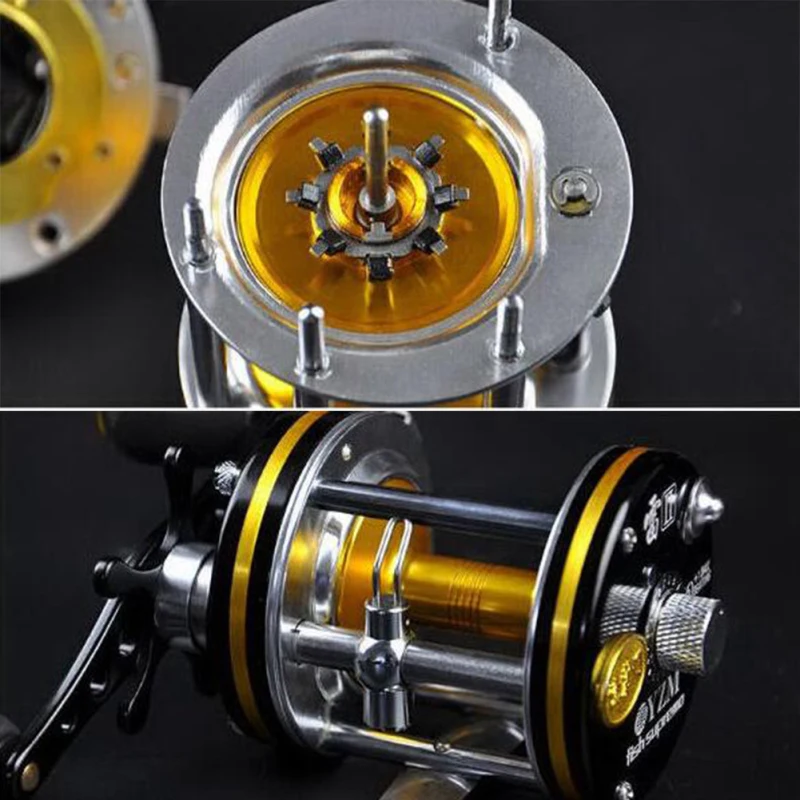 Барабанная Рыболовная катушка полностью металлический корпус троллинговая