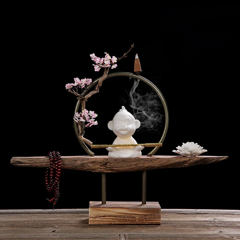 Керамические настольные украшения Zen в китайском стиле креативные металлические
