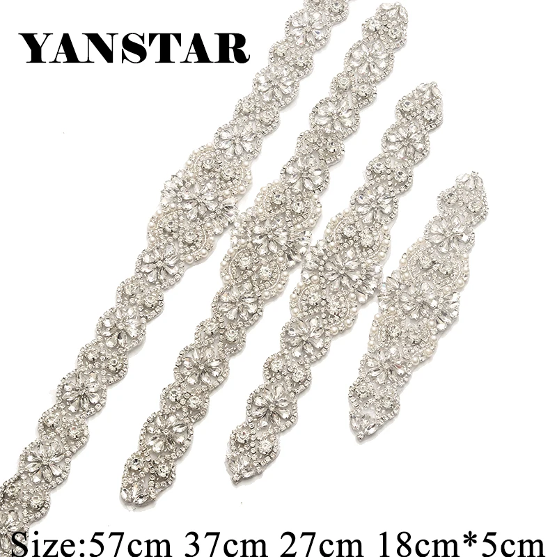 YANSTAR 1 шт. Популярные Стразы с аппликацией для свадебных платьев ремень