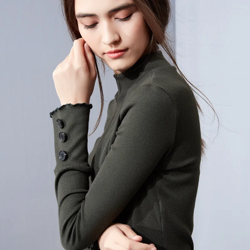 Европейский стиль Новинка В стиле 2018 Весна Женская мода Slim с высоким плотно