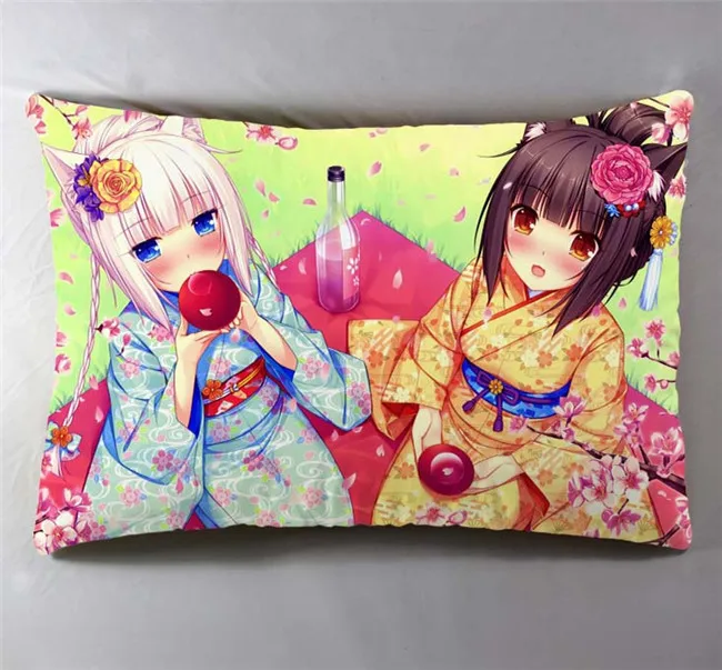 Аниме Манга Neko Para chocola& vanilla 40*60 см чехол для подушки сиденья постельные принадлежности подушки 006 - Цвет: 19