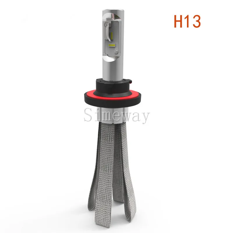 2X 8C 80 Вт 8000LM 9004 9007 авто светодиодный фары 12V 6000K H4 H7 H11 H13 H15 D2H 9004 9007 Canbus без ошибки епистар чипы автомобильных ламп