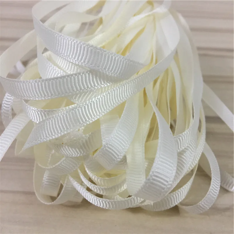 Лента-бант для рукоделия цвета слоновой кости ленты свадебного украшения 10 ярдов