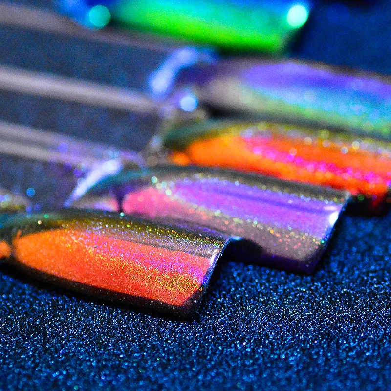 Голографический хамелеоновый зеркальный лак для ногтей четыре лилии 0 2 г