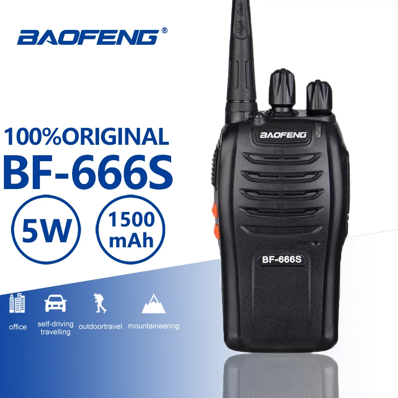 Дешевая Портативная рация Baofeng 5 Вт УВЧ портативная Любительская радиоустановка