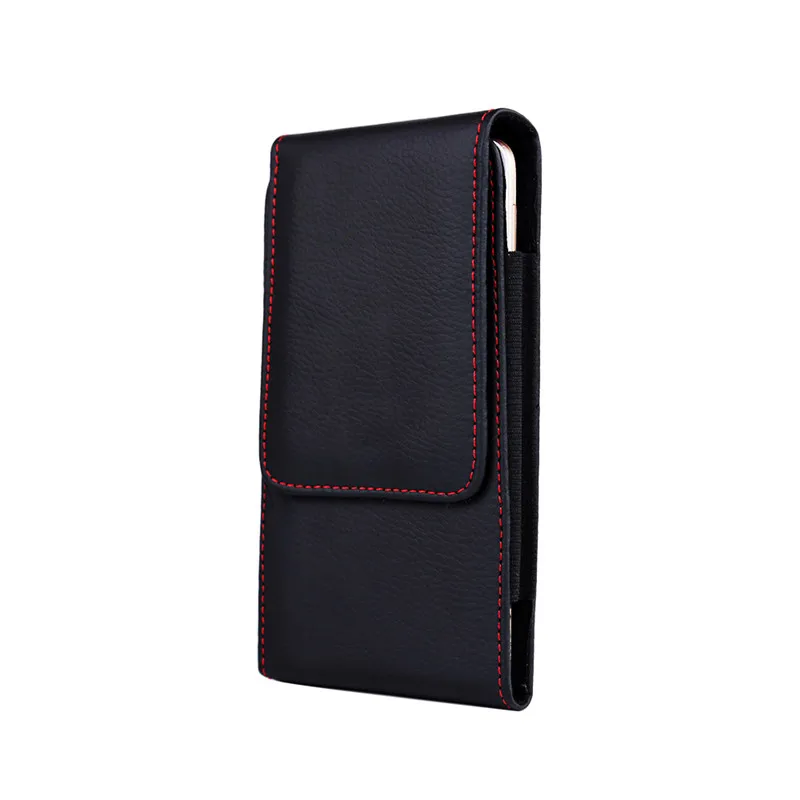Universal Lichi Leather Phone Pouch Case For Blackview BV9600 Plus BV6800 P10000 Pro A30 A20 S6 P6000 Belt Clip Holster | Мобильные