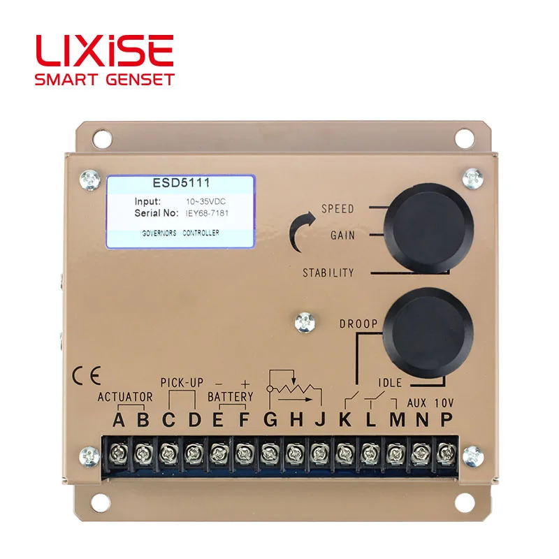 Блок контроллера скорости ESD5111 панель управления генератором esd|speed control unit|generator