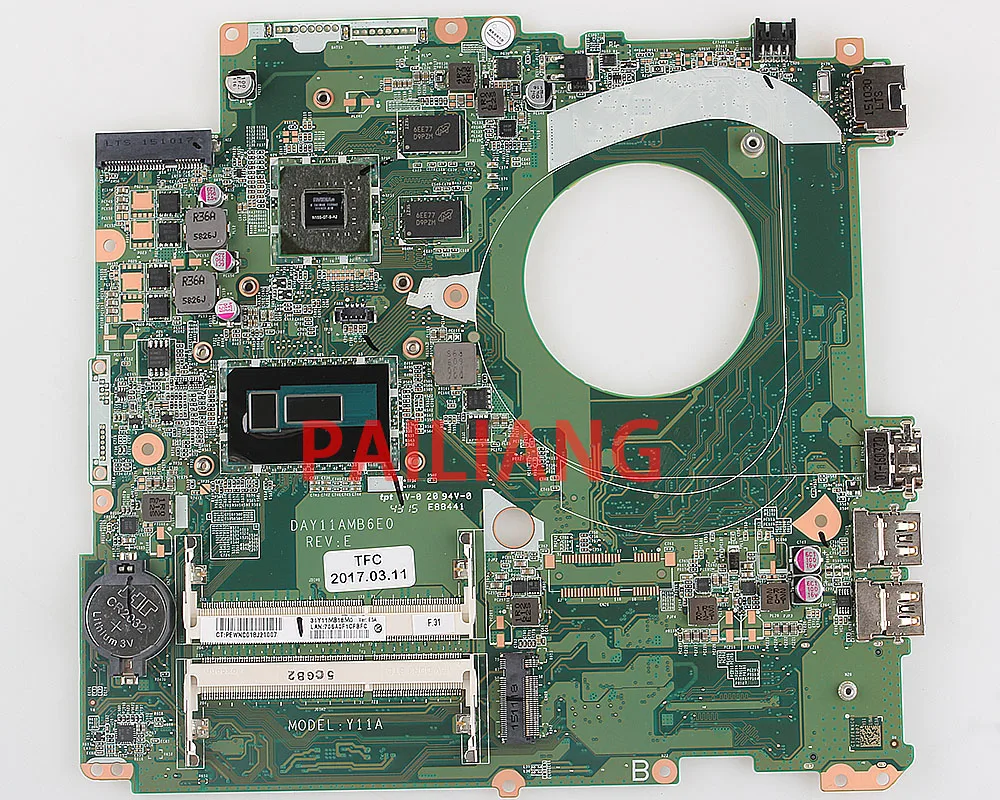 Материнская плата для ноутбука hp PAVILION 17-F I5 PC системная плата DAY11AMB6E0 full tesed DDR3