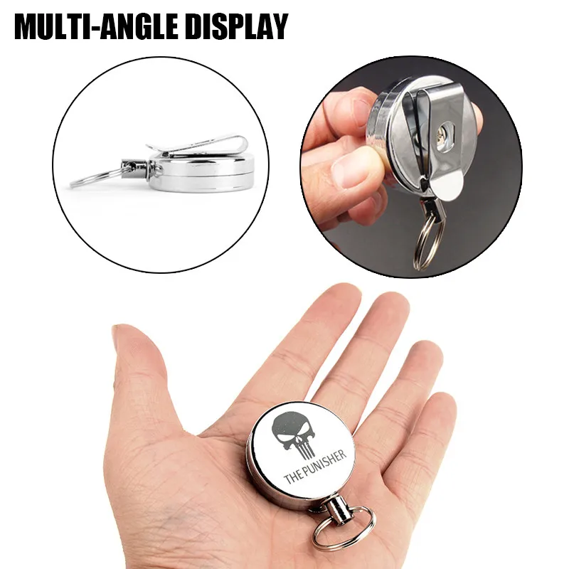 Выдвижной брелок для ключей EDC нагрудный в виде троса|kit kits|kit travelkit edc |