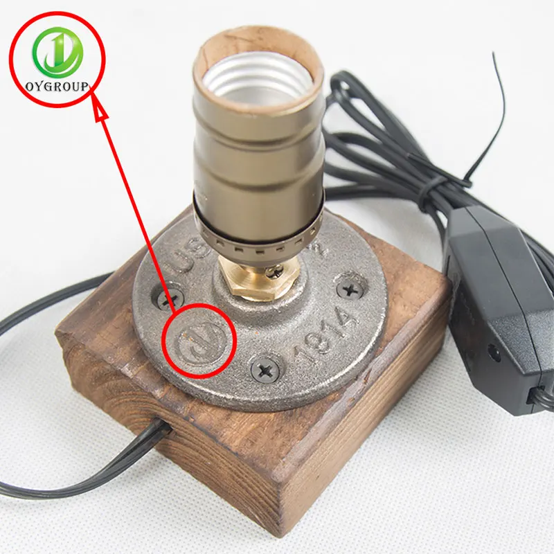 Oygroup деревянные настольные лампы романтический современный затемнения